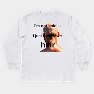 bald Kids Long Sleeve T-Shirt